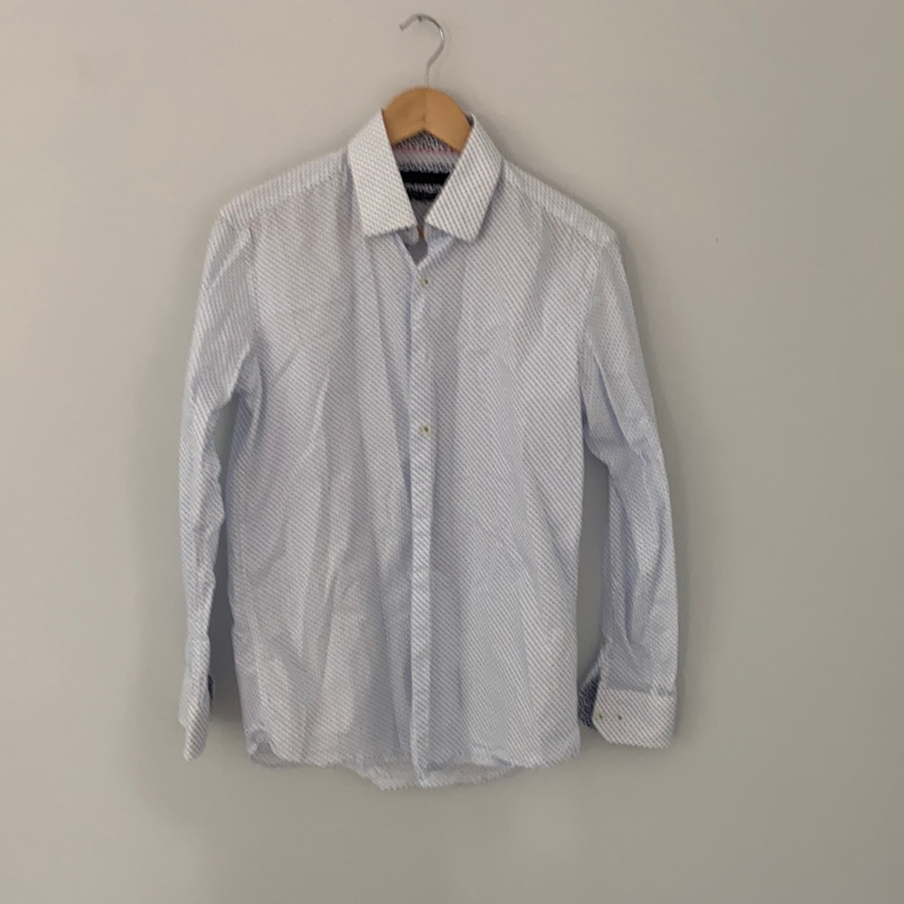 Report men’s stretch dress shirt, slim fit